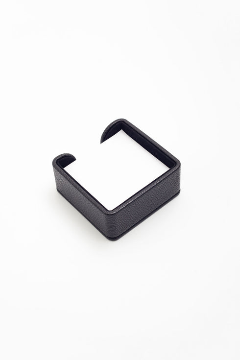 Felix Leather Notepad Black